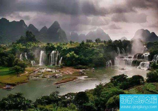 亚洲最大的跨国瀑布，《花千骨》取景地