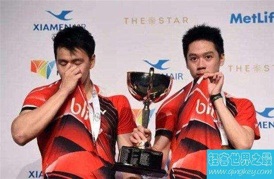 羽毛球男双世界排名前十名，中国的选手排名第三