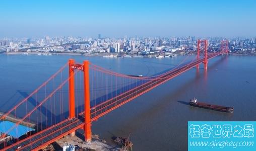 世界八大最长的悬索桥，几乎都在中国。