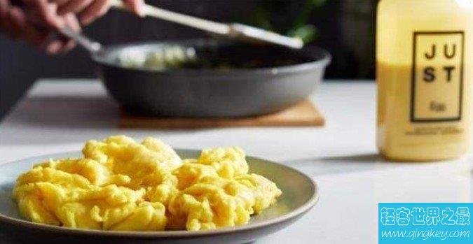 世界上第一款人造鸡蛋，原料是绿豆，340克售价56元
