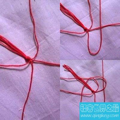 两款最详细红绳手链编法图解 轻松编出好看的红绳手链