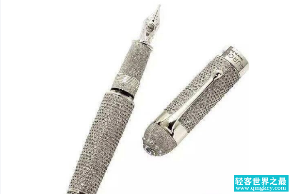 世界上最贵的一款钢笔:价值1.15亿元(镶嵌1919颗钻石)