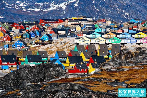 世界上最大的岛屿 格陵兰岛（位于北美洲是丹麦最大的岛）