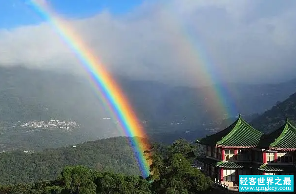 世界上最恐怖的彩虹：持续九个小时(现身我国台湾上空)