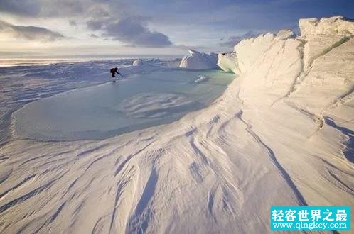 世界范围内最冷的一片沙漠 90%以上都被冰雪所覆盖（南极洲沙漠）