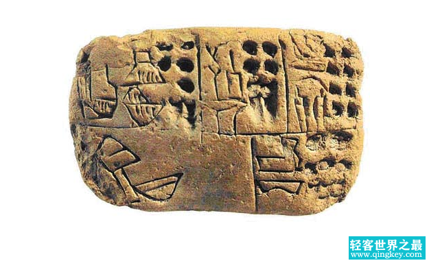 世界上最古老的文字：楔形文字,已失传(苏美尔人创造)