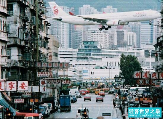 世界上最危险的机场，香港启德机场(坐落在繁华市中心)