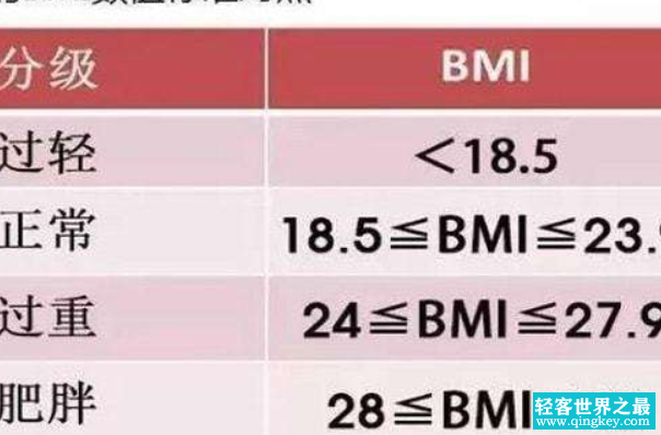 bmi的单位是什么：千克/平方米(身体质量指数)