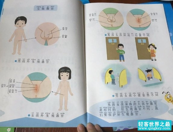 教科书带坏中小学生 性健康读本要不要这么露骨？（性教育）